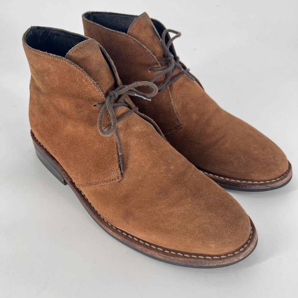 Thursday Boot Co Everyday Chukka Boots Mens Size 9.5 Brown Suede Ankle Lace Up